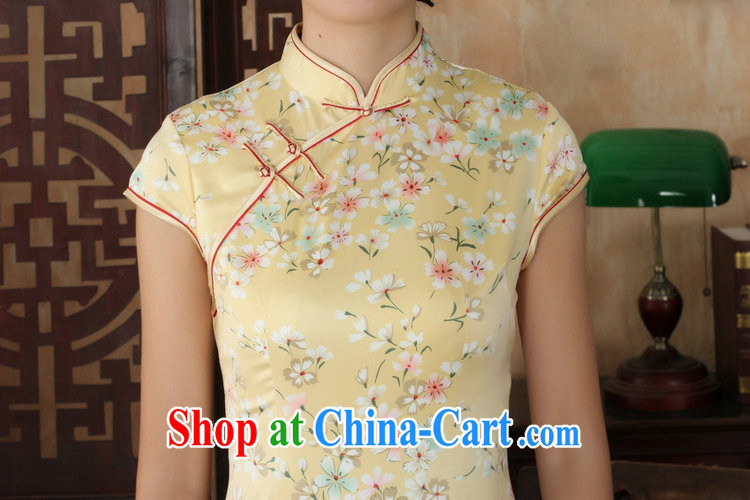 Dan smoke summer new female elegance Chinese qipao Chinese graphics thin short beauty stamp duty is a hard short cheongsam as color 2XL pictures, price, brand platters! Elections are good character, the national distribution, so why buy now enjoy more preferential! Health