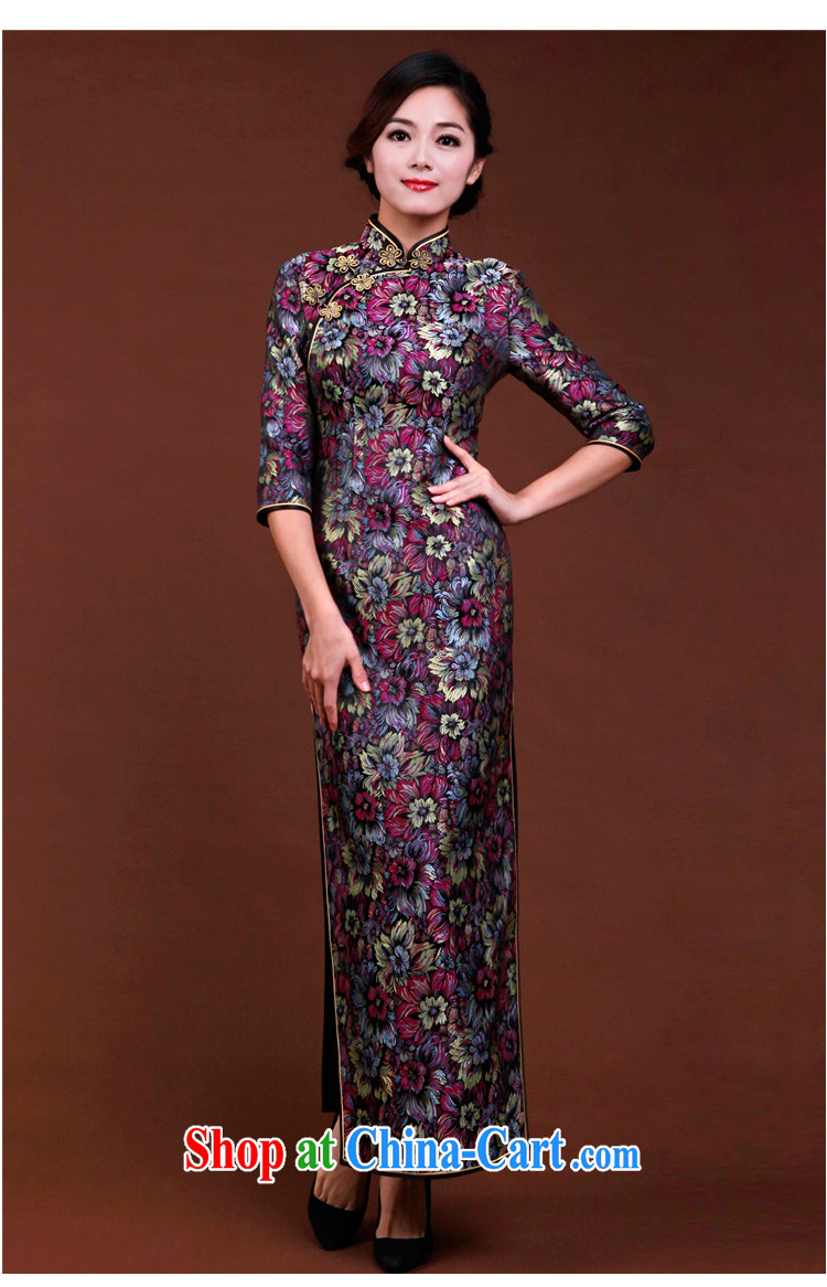 once and for all, high-end manual custom dresses winter clothes, long-sleeved cheongsam dress beauty daily retro dresses long suit tailored 10 Day Shipping pictures, price, brand platters! Elections are good character, the national distribution, so why buy now enjoy more preferential! Health