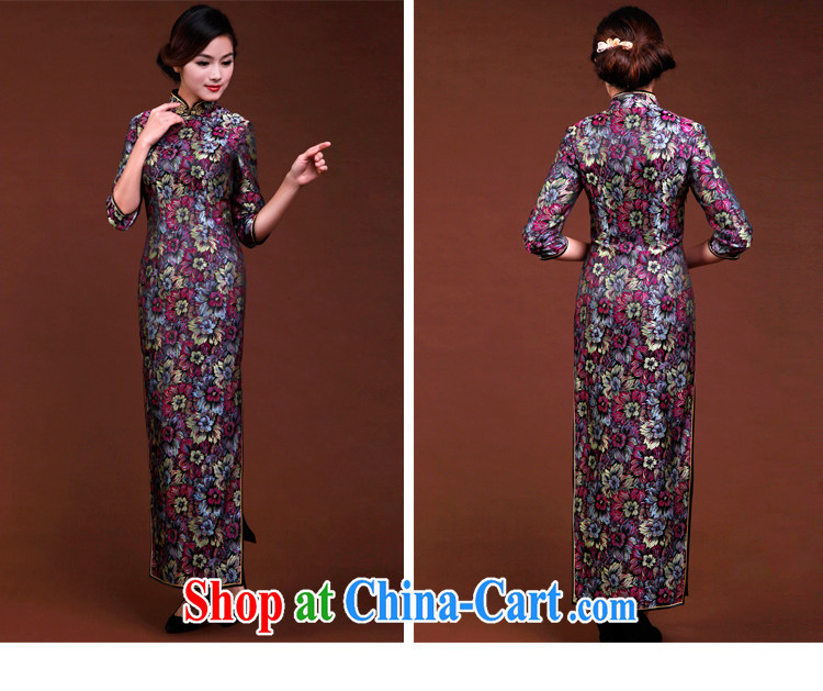 once and for all, high-end manual custom dresses winter clothes, long-sleeved cheongsam dress beauty daily retro dresses long suit tailored 10 Day Shipping pictures, price, brand platters! Elections are good character, the national distribution, so why buy now enjoy more preferential! Health