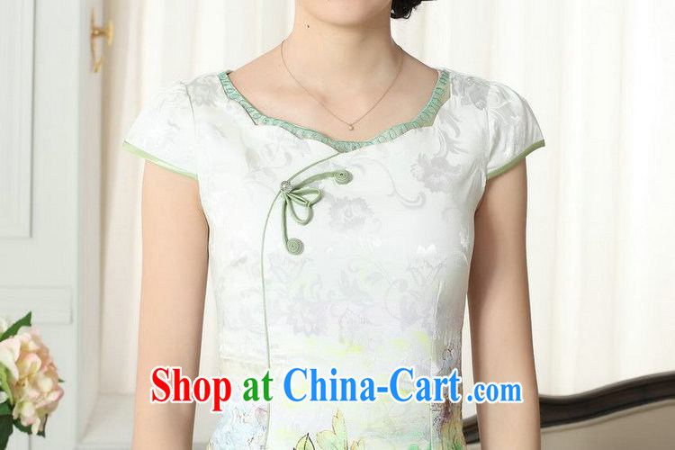 Dan smoke summer new female temperament Chinese qipao elegant improved graphics thin beauty is a tight round-collar short cheongsam dress such as the color 2 XL pictures, price, brand platters! Elections are good character, the national distribution, so why buy now enjoy more preferential! Health