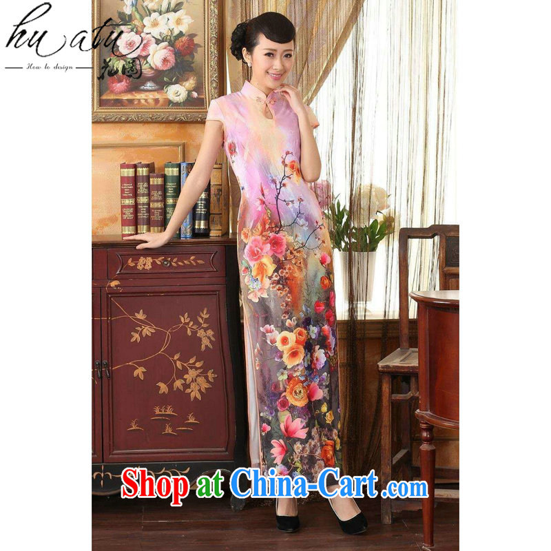 spend the summer new dress cheongsam Chinese improved, territorial waters drop short-sleeved cultivating long double long cheongsam dress 8 toner XL, spend, and, shopping on the Internet