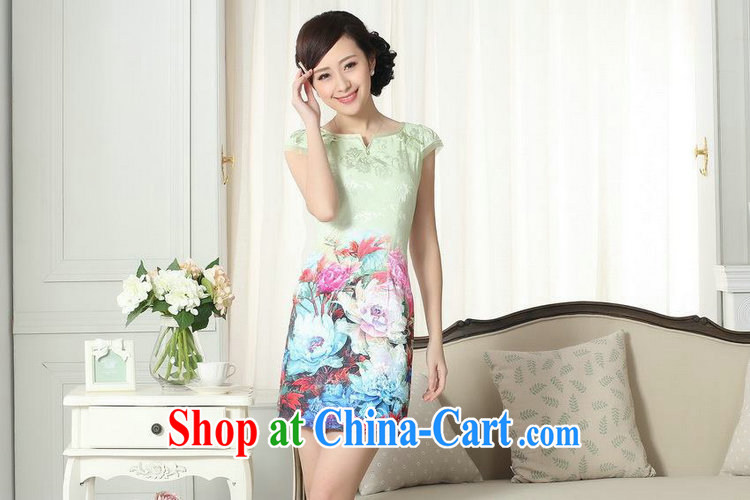 spend the summer new female elegance Chinese qipao with stamp duty improved graphics thin beauty short dresses such as the color 2 XL pictures, price, brand platters! Elections are good character, the national distribution, so why buy now enjoy more preferential! Health