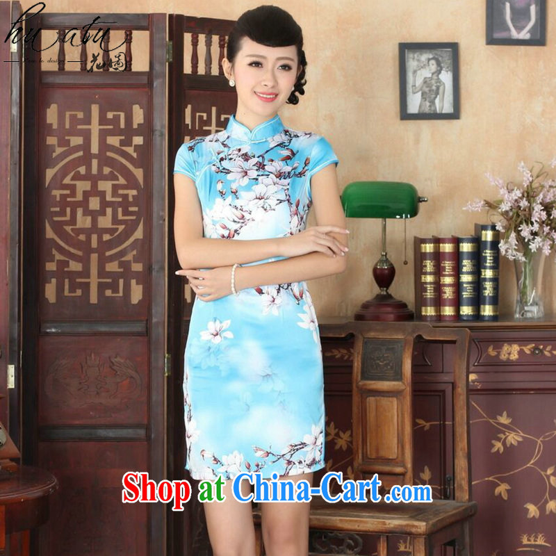 Take the women summer dresses with new elegance Chinese qipao Chinese improved, for graphics thin short dresses such as the color 2 XL, spend, and, shopping on the Internet