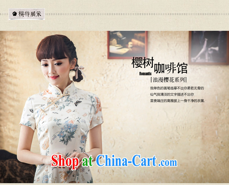 proverbial hero once and for all the new Silk stamp short cheongsam improved stylish new spring day qipao dresses candled 2 XL pictures, price, brand platters! Elections are good character, the national distribution, so why buy now enjoy more preferential! Health