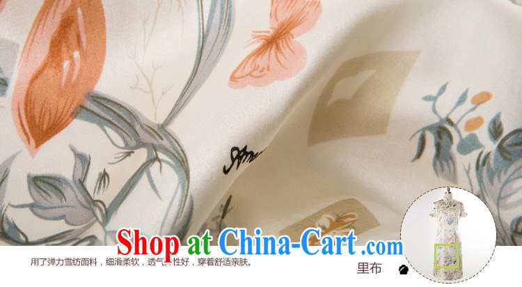 proverbial hero once and for all the new Silk stamp short cheongsam improved stylish new spring day qipao dresses candled 2 XL pictures, price, brand platters! Elections are good character, the national distribution, so why buy now enjoy more preferential! Health