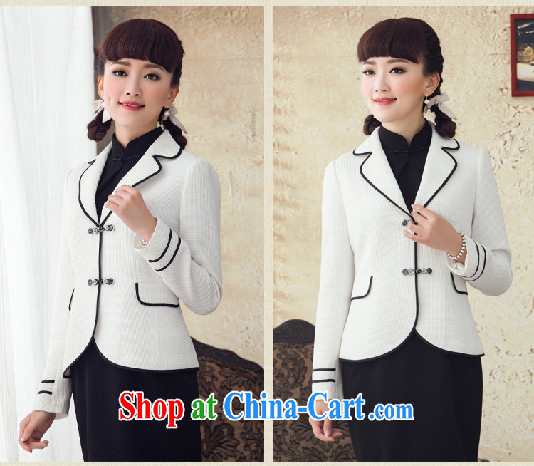 once and for all and fatally jealous Fang Ling 2015 spring and summer long-sleeved jacket new Chinese Ethnic Wind beauty jacket, Retro white XL April 12 future shipment pictures, price, brand platters! Elections are good character, the national distribution, so why buy now enjoy more preferential! Health