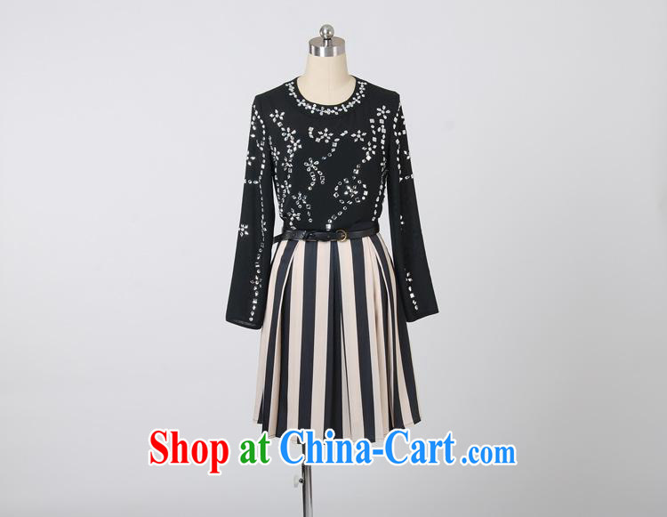 Ya-ting store 2015 spring new female Korean style lady hot drill snow woven shirt + stripes skirt body two-piece 68,261 pictures, price, brand platters! Elections are good character, the national distribution, so why buy now enjoy more preferential! Health