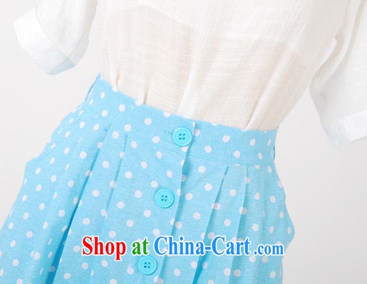 Ya-ting store 2014 summer new female Korean Wave, dresses the waist graphics slim skirt 2-piece set 61,519 white + blue L pictures, price, brand platters! Elections are good character, the national distribution, so why buy now enjoy more preferential! Health