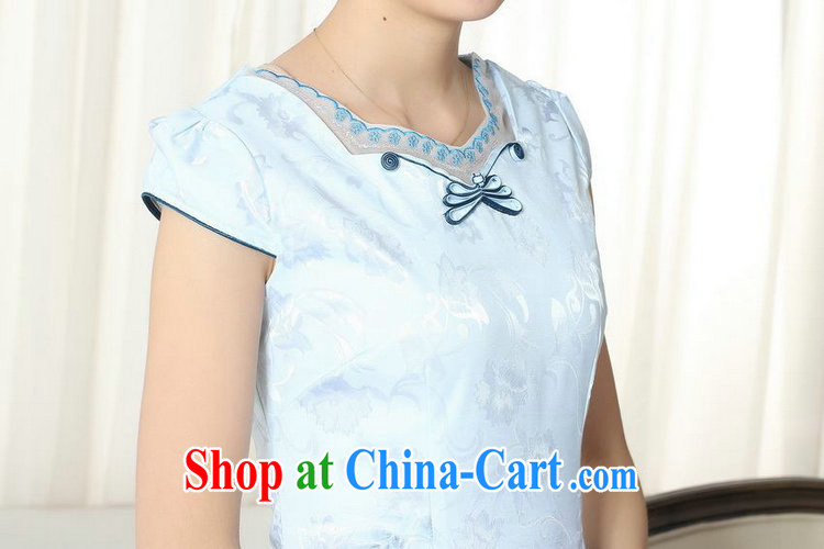 spend the summer new female lady stylish jacquard cotton cultivating short cheongsam dress improved lace collar cheongsam dress such as the color 2 XL pictures, price, brand platters! Elections are good character, the national distribution, so why buy now enjoy more preferential! Health