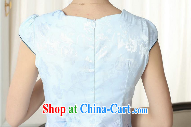 spend the summer new female lady stylish jacquard cotton cultivating short cheongsam dress improved lace collar cheongsam dress such as the color 2 XL pictures, price, brand platters! Elections are good character, the national distribution, so why buy now enjoy more preferential! Health