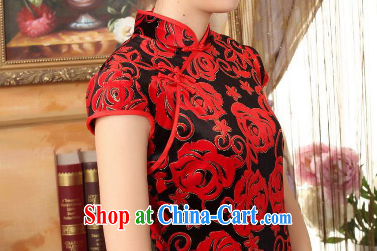 spend the summer cheongsam dress new Chinese improved, for stretch the wool stylish classic retro short-sleeved short cheongsam red 2 XL pictures, price, brand platters! Elections are good character, the national distribution, so why buy now enjoy more preferential! Health
