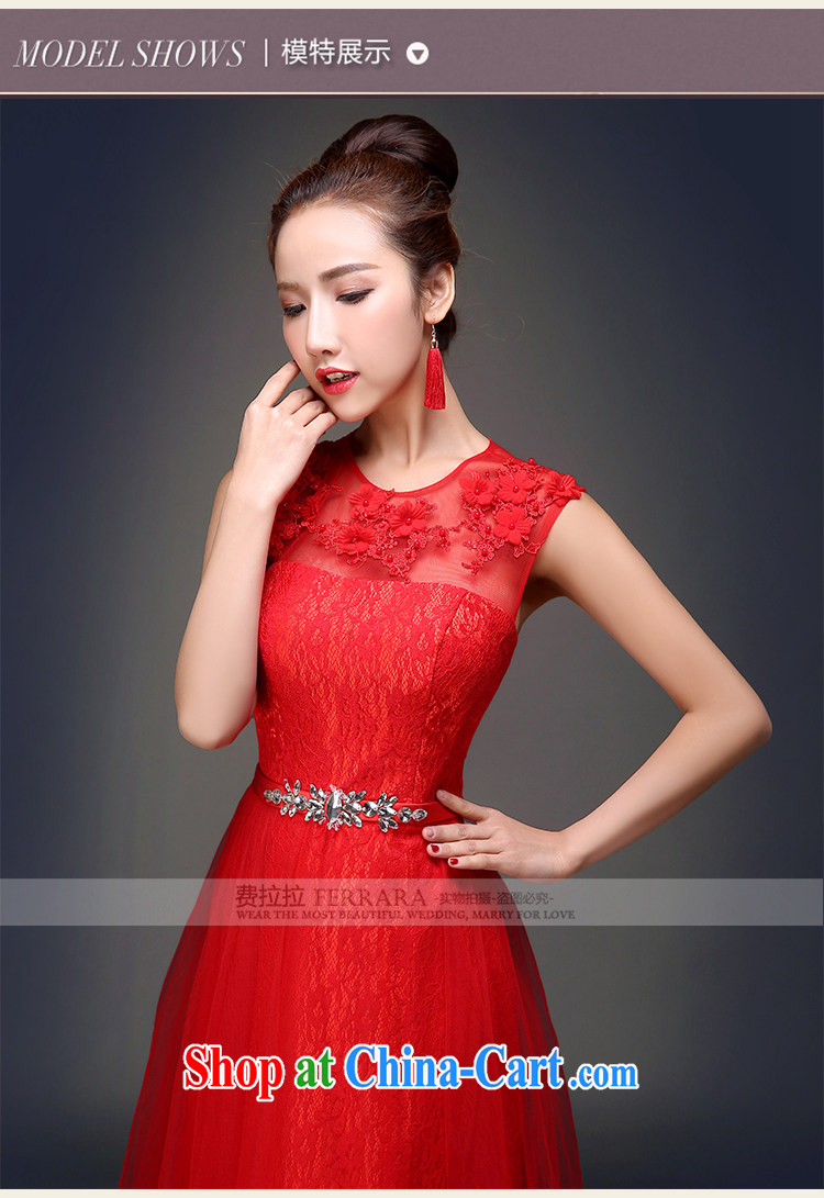 Ferrara 2015 spring and summer new sweet lovely round-collar graphics thin graphics high-toast clothing dress red M Suzhou shipping pictures, price, brand platters! Elections are good character, the national distribution, so why buy now enjoy more preferential! Health