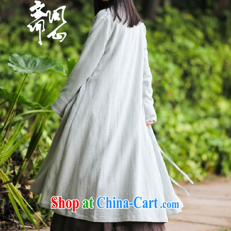 q heart Id al-Fitr (Yue heart health female spring New Products Chinese Han-Grand Prix, softness on his breast, long cotton the Commission, served 1852 toner green L, ask heart ID al-Fitr, shopping on the Internet