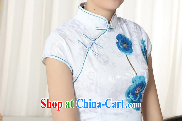 spend the summer dresses Women's clothes everyday stylish jacquard cotton cultivating short cheongsam dress new Chinese, Traditional costumes for dress as color 2XL pictures, price, brand platters! Elections are good character, the national distribution, so why buy now enjoy more preferential! Health