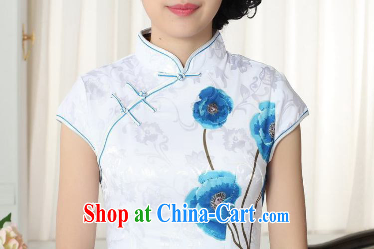 Bin Laden smoke summer dresses Women's clothes everyday stylish jacquard cotton cultivating short cheongsam dress, new Chinese, dresses for wedding dresses such as the color 2 XL pictures, price, brand platters! Elections are good character, the national distribution, so why buy now enjoy more preferential! Health