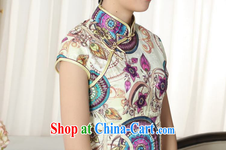 Take the improved retro dresses and stylish summer jacquard cotton cultivating everyday dresses skirts female new Chinese, Traditional costumes for dress as shown color 2 XL pictures, price, brand platters! Elections are good character, the national distribution, so why buy now enjoy more preferential! Health