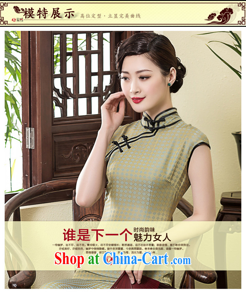 Yin Yue seal 2015 heavy silk fragrant cloud yarn long high on the truck dresses double-rimmed and Ms. improved dress picture color XL pictures, price, brand platters! Elections are good character, the national distribution, so why buy now enjoy more preferential! Health