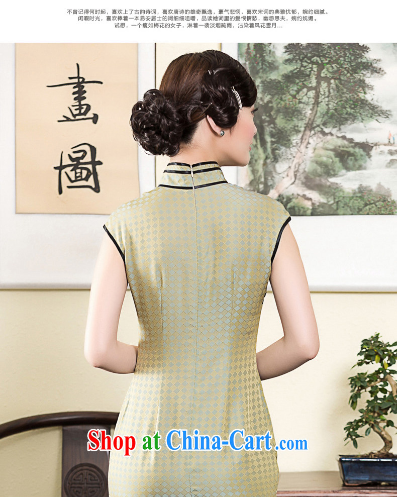 Yin Yue seal 2015 heavy silk fragrant cloud yarn long high on the truck dresses double-rimmed and Ms. improved dress picture color XL pictures, price, brand platters! Elections are good character, the national distribution, so why buy now enjoy more preferential! Health