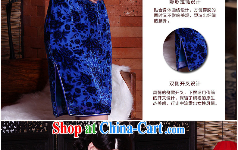 Yin Yue NARS summer 2015, upscale Silk Cheongsam sauna Silk Cheongsam dress improved stylish short daily retro girl picture color XL pictures, price, brand platters! Elections are good character, the national distribution, so why buy now enjoy more preferential! Health