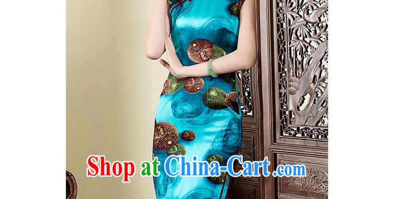 Yin Yue Seal spring 2015 new banquet stamp duty high-end dresses elegant refined short-sleeved, cheongsam dress picture color XL pre-sale 20 days pictures, price, brand platters! Elections are good character, the national distribution, so why buy now enjoy more preferential! Health