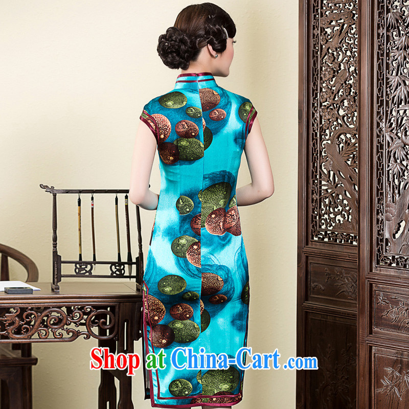 Yin Yue Seal spring 2015 new banquet stamp duty high-end dresses elegant refined short-sleeve, cheongsam dress picture color XL pre-sale 20 days, seal Yin Yue, shopping on the Internet