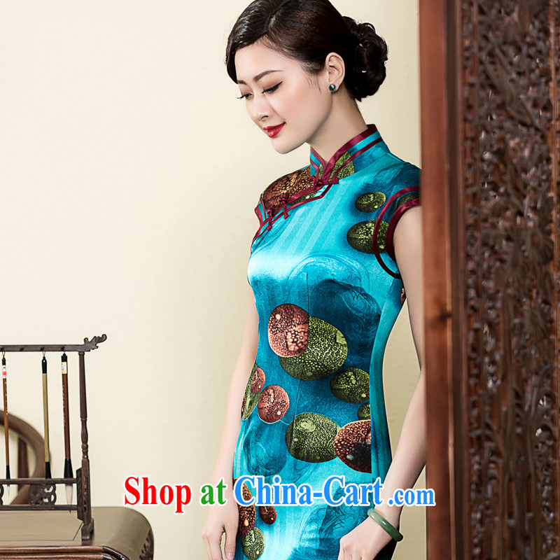 Yin Yue Seal spring 2015 new banquet stamp duty high-end dresses elegant refined short-sleeve, cheongsam dress picture color XL pre-sale 20 days, seal Yin Yue, shopping on the Internet