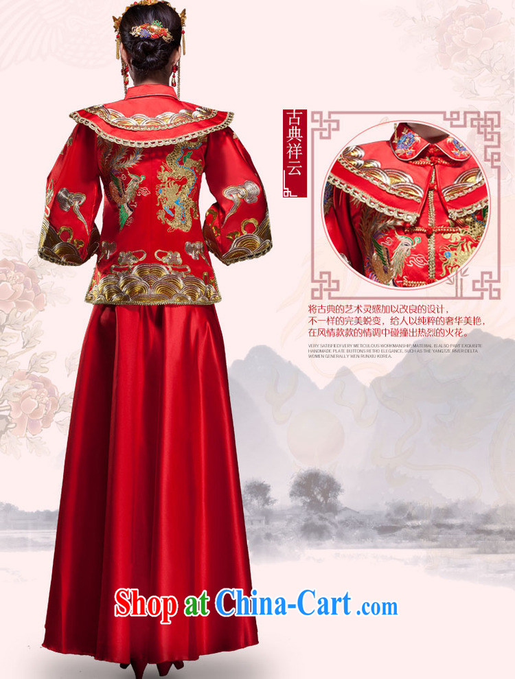 In Luang Prabang in 2015 of new show reel Service Bridal Chinese Dress toast winter clothing cheongsam Phoenix use long-sleeved retro married Yi XL pictures, price, brand platters! Elections are good character, the national distribution, so why buy now enjoy more preferential! Health