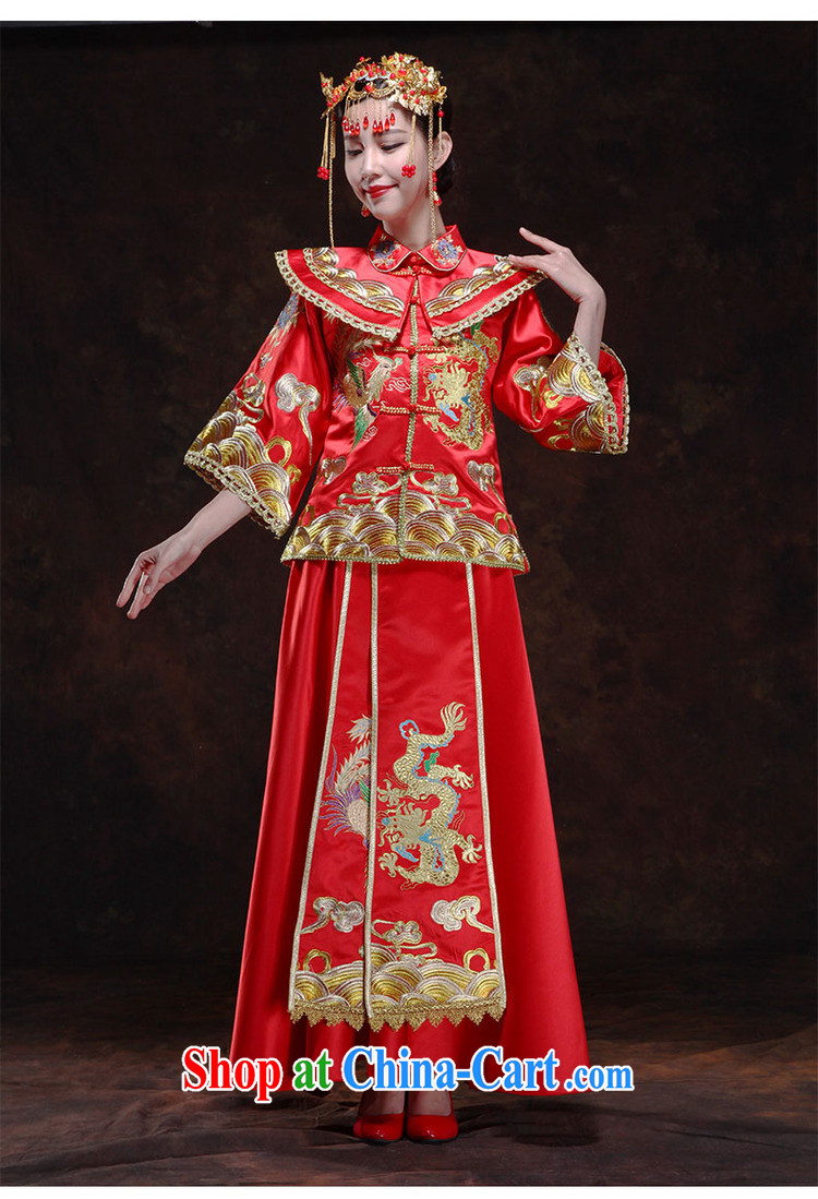 In Luang Prabang in 2015 of new show reel Service Bridal Chinese Dress toast winter clothing cheongsam Phoenix use long-sleeved retro married Yi XL pictures, price, brand platters! Elections are good character, the national distribution, so why buy now enjoy more preferential! Health