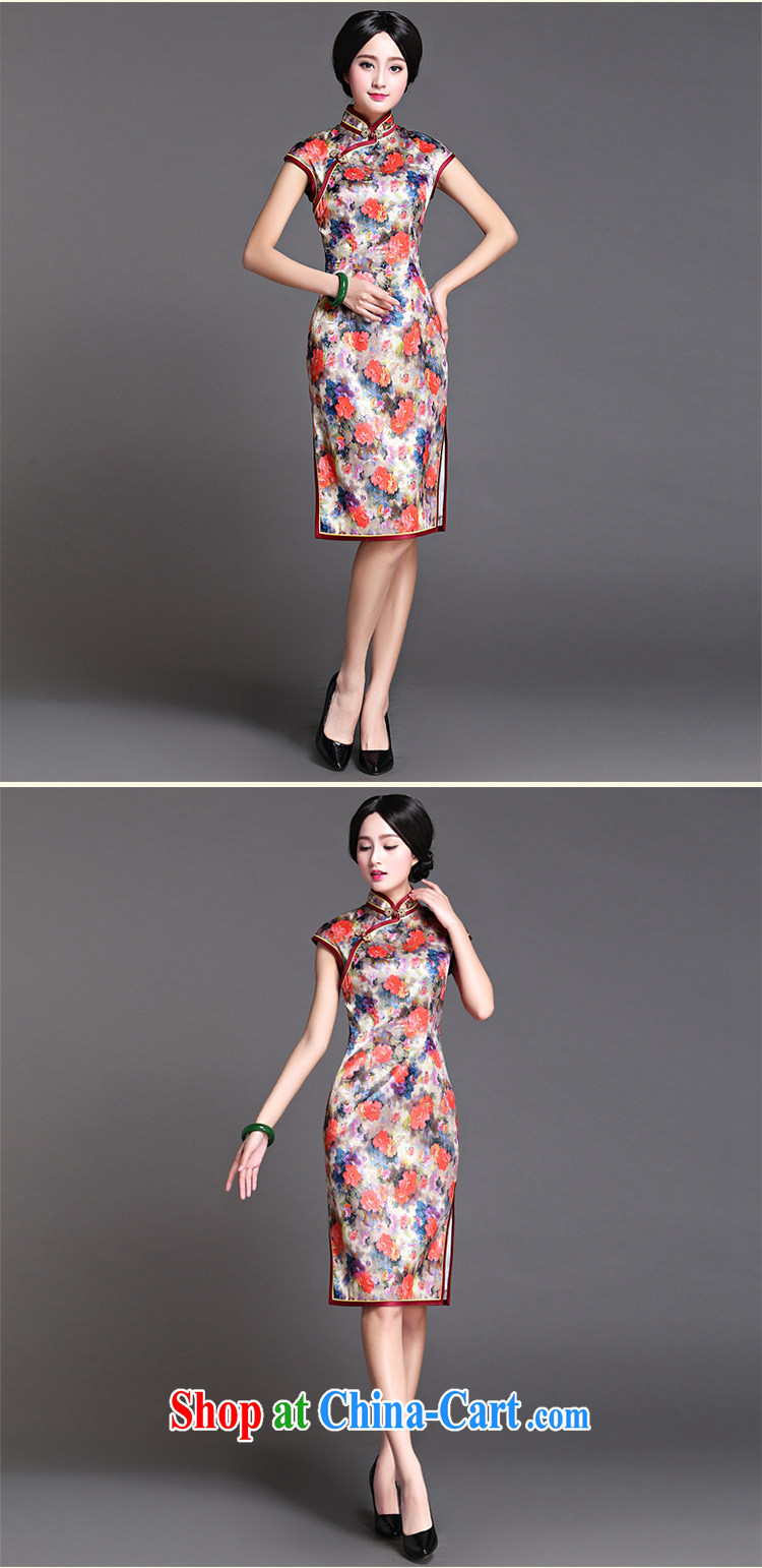 China classic 2015 new retro everyday, qipao dresses improved stylish beauty spring and summer short 慕容 XL pictures, price, brand platters! Elections are good character, the national distribution, so why buy now enjoy more preferential! Health