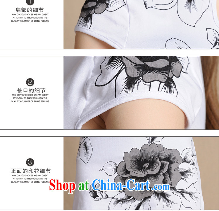 Wen Min 2015 New National wind painting beauty retro cotton robes women 5907 white XXL pictures, price, brand platters! Elections are good character, the national distribution, so why buy now enjoy more preferential! Health