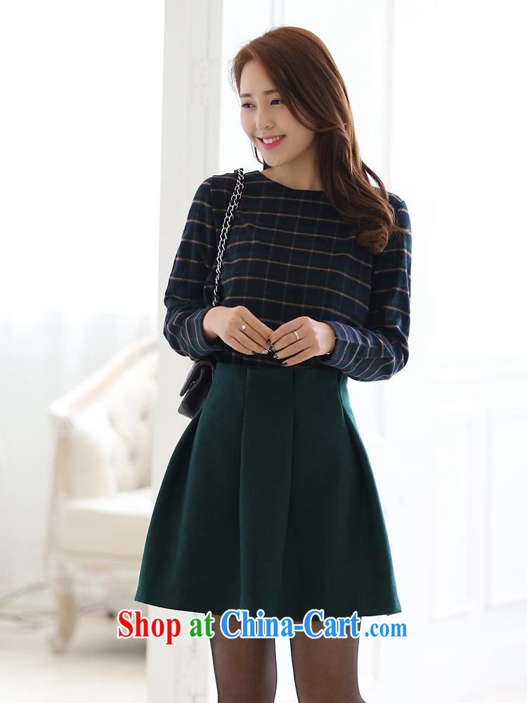 Qin Qing store spring new female temperament Korean video thin T-shirt + 100 hem body skirt stylish beauty T tartan shirt X 164 package L pictures, price, brand platters! Elections are good character, the national distribution, so why buy now enjoy more preferential! Health