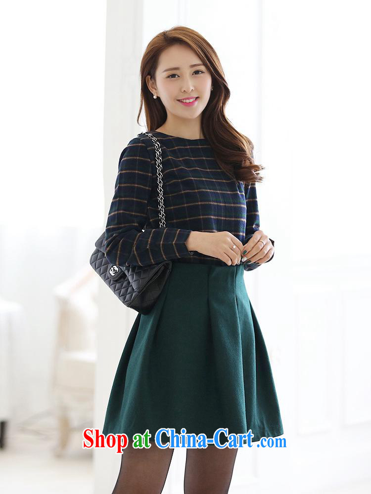 Qin Qing store spring new female temperament Korean video thin T-shirt + 100 hem body skirt stylish beauty T tartan shirt X 164 package L pictures, price, brand platters! Elections are good character, the national distribution, so why buy now enjoy more preferential! Health