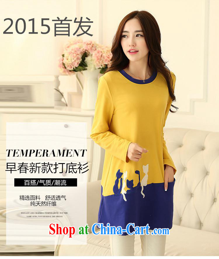 9 month dress (526,691 -- 2015 spring new Korean fashion spell color thick MM loose video thin solid T shirt light gray XXXL pictures, price, brand platters! Elections are good character, the national distribution, so why buy now enjoy more preferential! Health