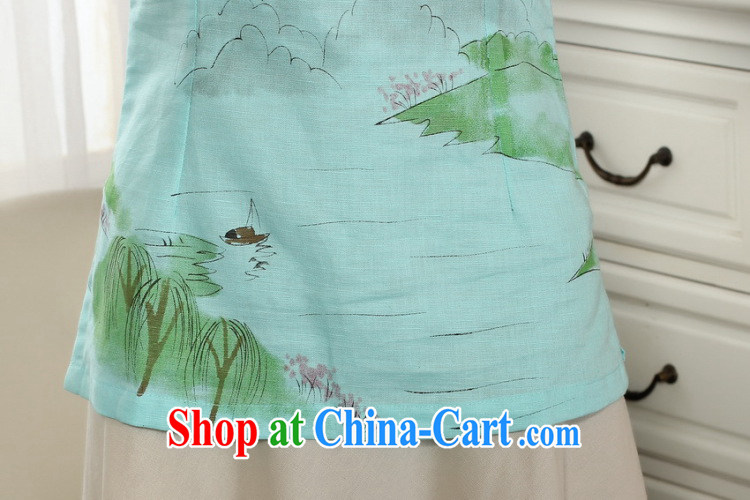 Again, Ms. Jing Tang Women's clothes summer T-shirt, cotton for the hand-painted Chinese Han-female improved Tang replace short-sleeved - B pink 2 XL pictures, price, brand platters! Elections are good character, the national distribution, so why buy now enjoy more preferential! Health
