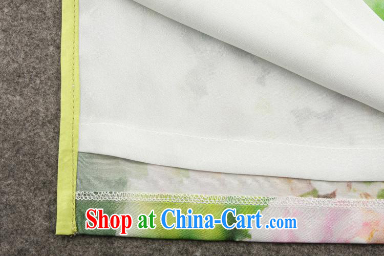 Factory outlets cheongsam wholesale agent a generation, silk floral sleeveless beauty style cheongsam dress picture color XL pictures, price, brand platters! Elections are good character, the national distribution, so why buy now enjoy more preferential! Health