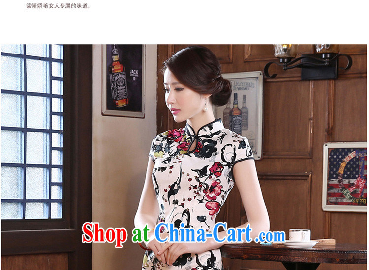 pro-am, new 2015 spring day improved stylish short beauty retro short-sleeve on the truck girl cheongsam dress suit M - waist 70 CM pictures, price, brand platters! Elections are good character, the national distribution, so why buy now enjoy more preferential! Health