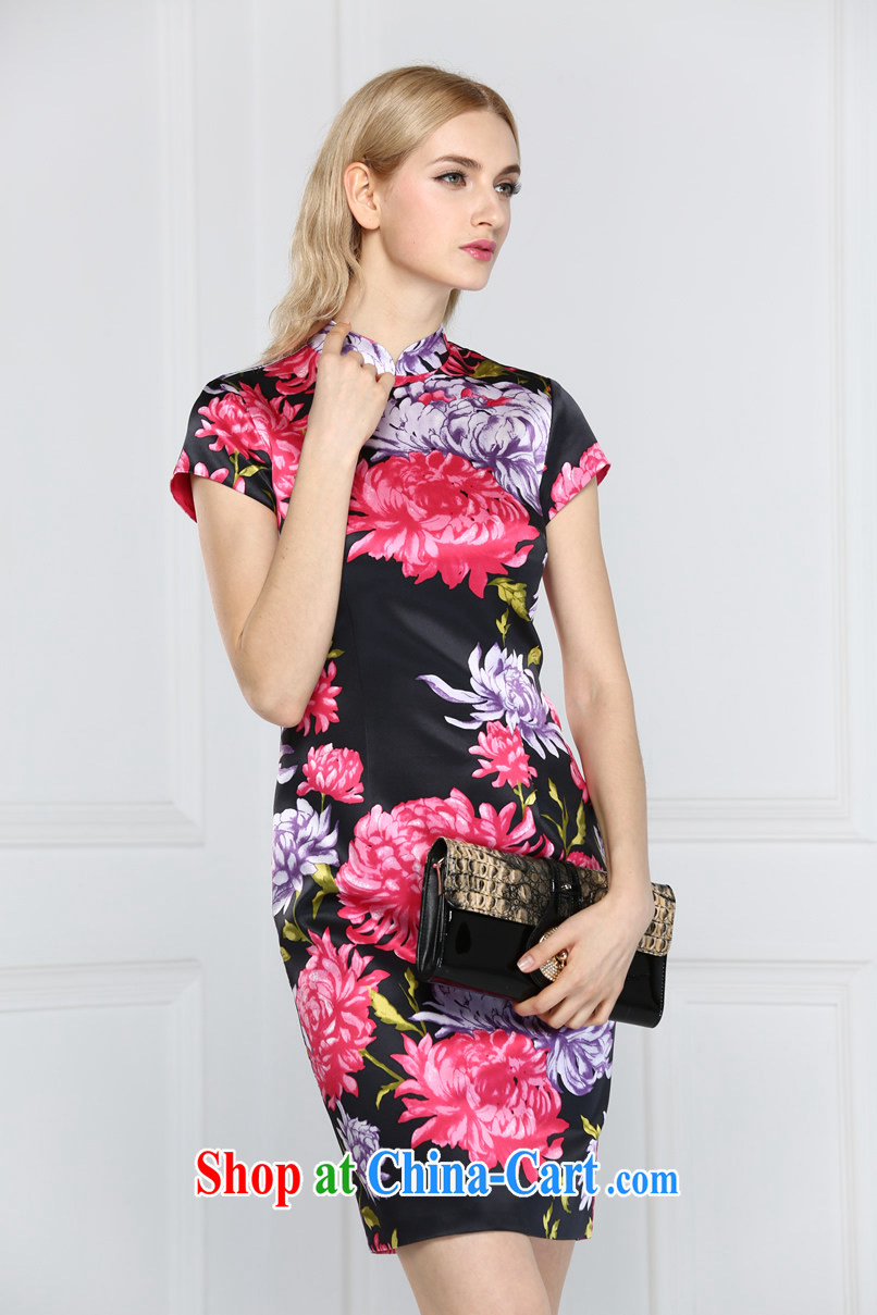 pheasants feathers cheongsam dress Old Shanghai style 2015 spring and summer the DAISY cheongsam silk stamp pack and qipao pictures, price, brand platters! Elections are good character, the national distribution, so why buy now enjoy more preferential! Health