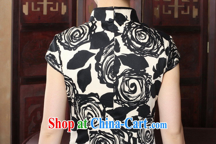 Take the 2015 summer new cheongsam dress short-sleeved Chinese improved legislative style retro burn flower cheongsam beauty figure 3XL pictures, price, brand platters! Elections are good character, the national distribution, so why buy now enjoy more preferential! Health