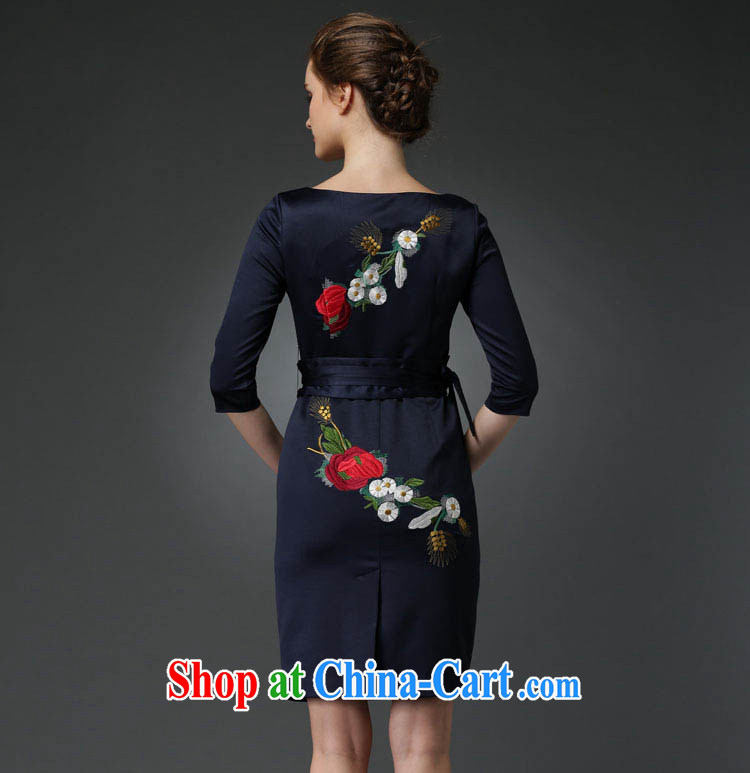 Let Bai colorful 2015 spring and summer with stylish and elegant style evening gown waterlily improved cheongsam dress QP 501 #blue XXXL pictures, price, brand platters! Elections are good character, the national distribution, so why buy now enjoy more preferential! Health