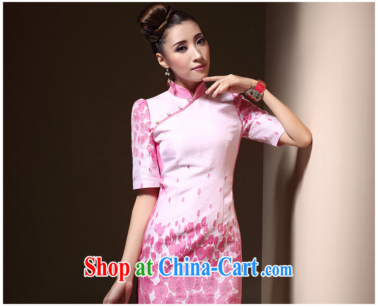 Cyd Ho Kwun Tong toner cluster improvement outfit cuff new 2015 spring style women's clothing retro dresses QZ 3837 XXL pictures, price, brand platters! Elections are good character, the national distribution, so why buy now enjoy more preferential! Health