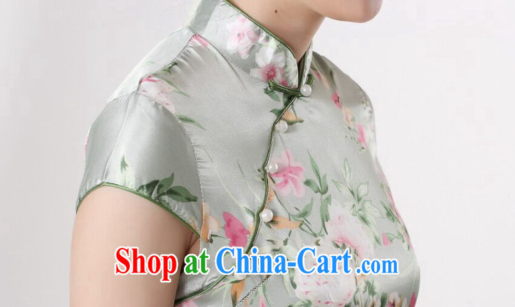 Spend the Summer load new cheongsam dress Chinese Chinese improved, for national costume is a hard stamp short cheongsam as shown color XL pictures, price, brand platters! Elections are good character, the national distribution, so why buy now enjoy more preferential! Health