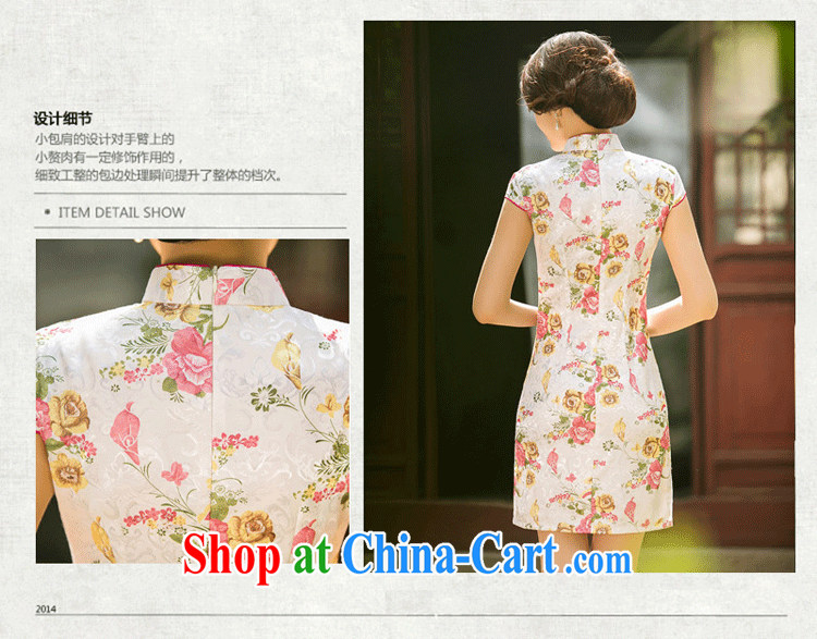 2015 National wind girl with simple and beautiful qipao improved stylish Daily Beauty and elegant cotton the cheongsam dress picture color XXL pictures, price, brand platters! Elections are good character, the national distribution, so why buy now enjoy more preferential! Health