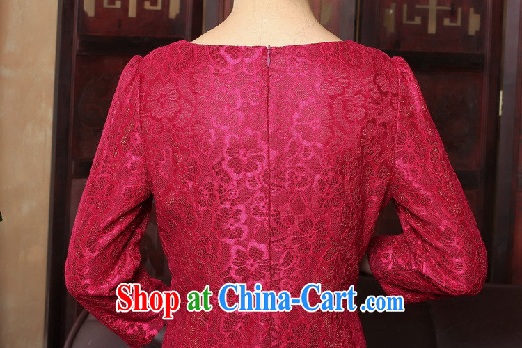 Take the 2015 spring dresses new V collar lace 9 cuff elegant beauty everyday dresses dresses dresses in figure 3XL pictures, price, brand platters! Elections are good character, the national distribution, so why buy now enjoy more preferential! Health