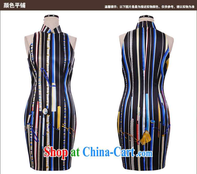 Bird lovers of light, said 翛 2015 spring new OL stylish elegant beauty Silk Dresses QD 675 Vertical streaks - pre-sale 7 days XXL pictures, price, brand platters! Elections are good character, the national distribution, so why buy now enjoy more preferential! Health