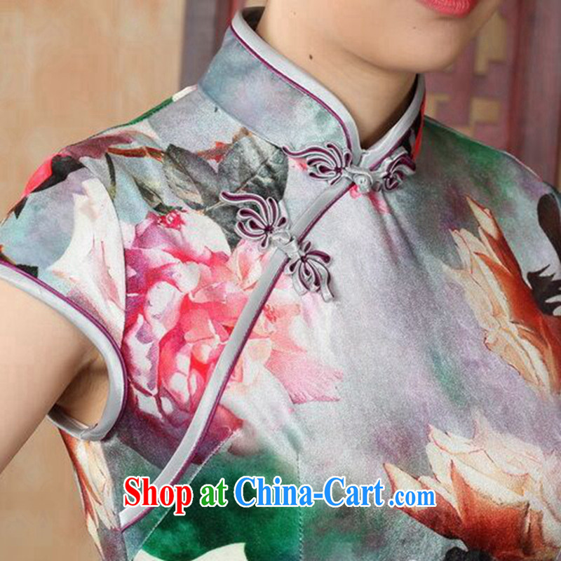 Take the dresses summer new female Chinese improved, for stretch the wool painting stylish classic short-sleeved short dresses such as the color 2 XL, spend figure, and shopping on the Internet