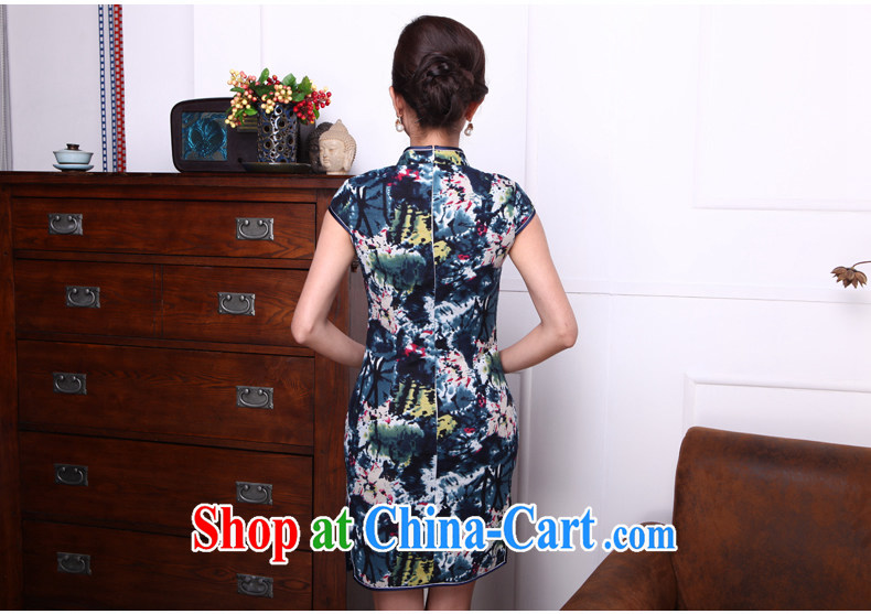Bong-amphibious Ori-ink color summer 2015 new retro style dresses cotton cultivating the cheongsam dress DQ 1515 fancy XXL pictures, price, brand platters! Elections are good character, the national distribution, so why buy now enjoy more preferential! Health