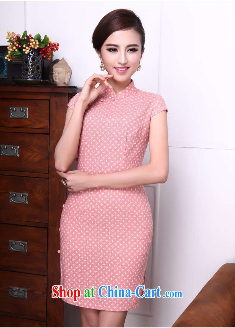 Bong-amphibious Ori-star Dream summer 2015 new retro style dresses cotton cultivation the stamp cheongsam DQ 1519 green XXL pictures, price, brand platters! Elections are good character, the national distribution, so why buy now enjoy more preferential! Health
