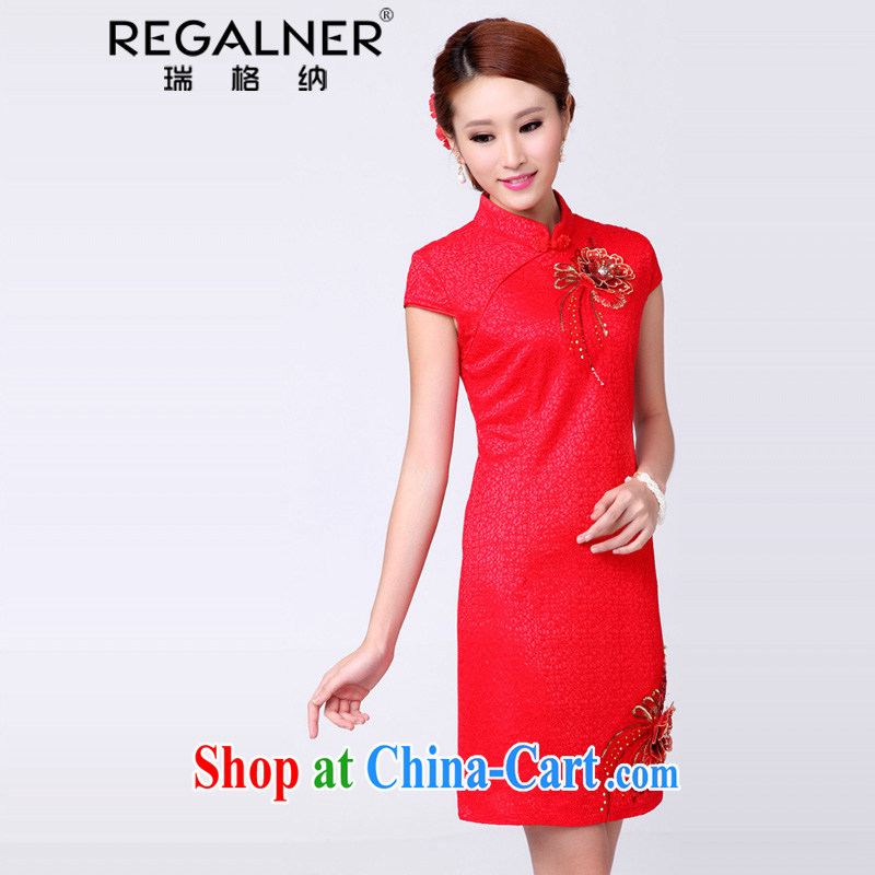 Ryan, spring and autumn 2015 and stylish new wedding dresses bridal toast short red, red, and Ryan Wagner (REGALNER), shopping on the Internet