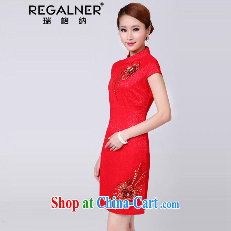 Ryan, spring and autumn 2015 and stylish new wedding dresses bridal toast short red, red, and Ryan Wagner (REGALNER), shopping on the Internet