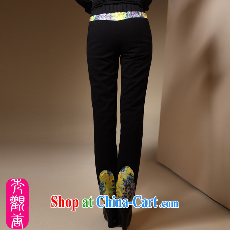 Cyd Ho Kwun Tong also Yu Tang with stamp duty, Ms. Bonfrere looked Chinese Ethnic Wind load winter 2015 new warm long pants K 31,057 yellow XXXL, Sau looked Tang, shopping on the Internet